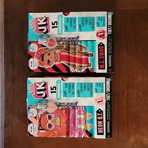 (2) NIB LOL J.K. mini dolls